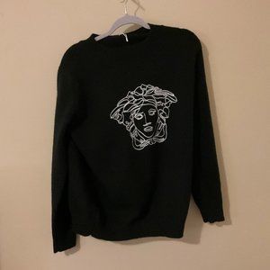 Versace Embroidered Logo Sweater